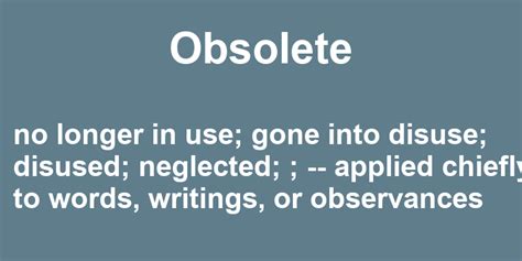 obsolete definition